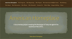 Desktop Screenshot of americanhomeplace.org